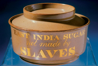 bowl inscribed East India Sugar not made by Slaves